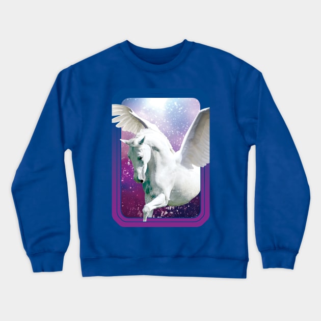 Pegasus Crewneck Sweatshirt by PrettyGoodPosters